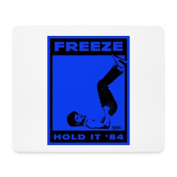 Affiche Retro Fitness Freeze Hold It '84 - Tapis de souris (format paysage) - blanc - Devant