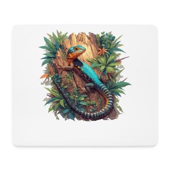 Lézard des lézards - Tapis de souris (format paysage) - blanc - Devant