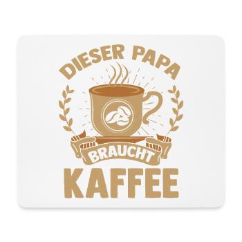 Coffee Father Father's Day Dad - Mouse Pad (horizontal) - white - Front