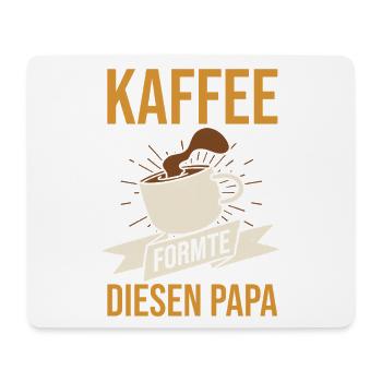 Kaffee Vater Vatertag Papa - Mousepad (Querformat) - Weiß - Vorne