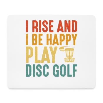 Disc Golf Geschenke Discgolf - Mousepad (Querformat) - Weiß - Vorne