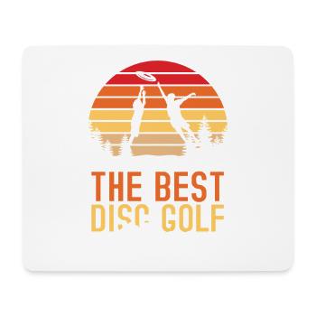 Disc Golf Geschenke Discgolf - Mousepad (Querformat) - Weiß - Vorne