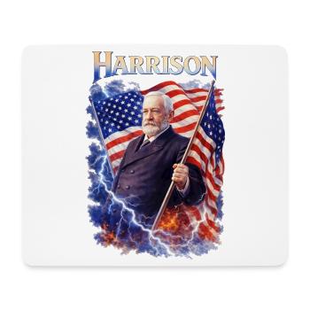 Harrison Patriot Thunder - Mousepad (Querformat) - Weiß - Vorne