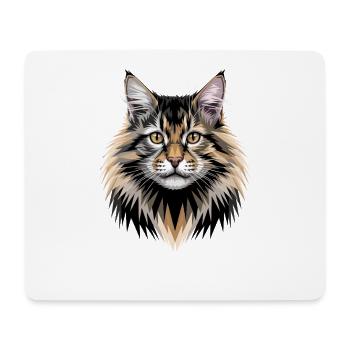 Cat Norwegian Forest Cat Norwegian Forest Cats - Mouse Pad (horizontal) - white - Front