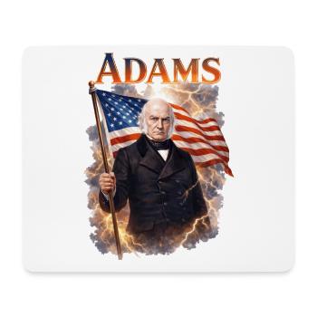 Historical Patriotic Storm Figure - Mouse Pad (horizontal) - white - Front
