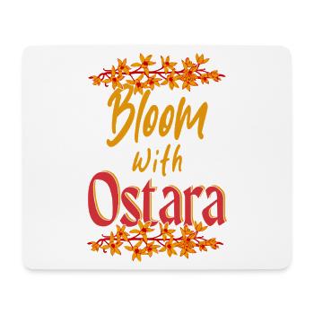 Fleurir avec Ostara Joyeuse Équinoxe de printemps de Pâques - Tapis de souris (format paysage) - blanc - Devant
