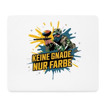 Pas de pitié, seulement colorer la phrase drôle de paintball - Tapis de souris (format paysage) - blanc - Devant