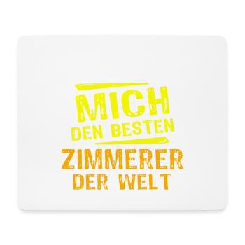 Zimmerer Geschenk - Mousepad (Querformat) - Weiß - Vorne