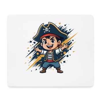 Little Pirate Hero - Mouse Pad (horizontal) - white - Front