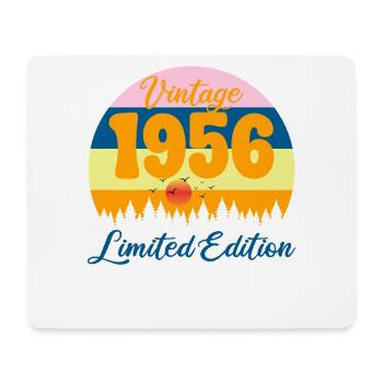 70 Jahre altes Jubiläumsgeschenk 1956 - Mousepad (Querformat) - Weiß - Vorne