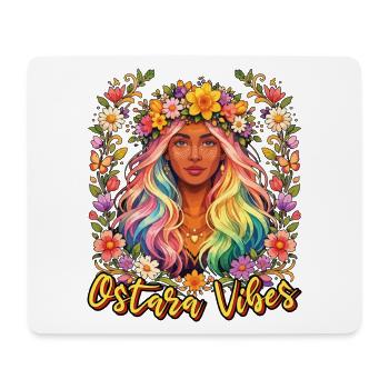 Ostara Vibes Happy Easter Ostara - Mouse Pad (horizontal) - white - Front