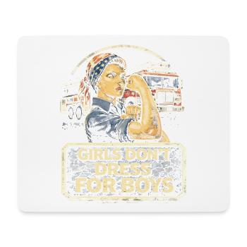 Feminismus Feministin Feminist - Mousepad (Querformat) - Weiß - Vorne
