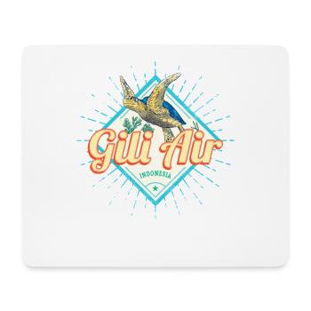 Gili Air Lombok Insel Indonesien Vintage Souvenir - Mousepad (Querformat) - Weiß - Vorne