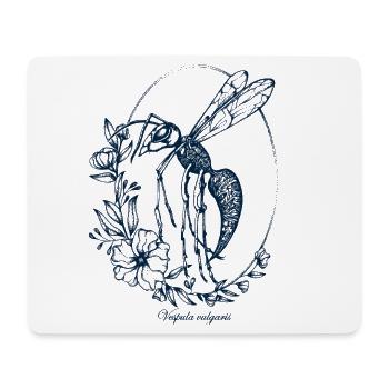 Style de tatouage Hornet - Tapis de souris (format paysage) - blanc - Devant