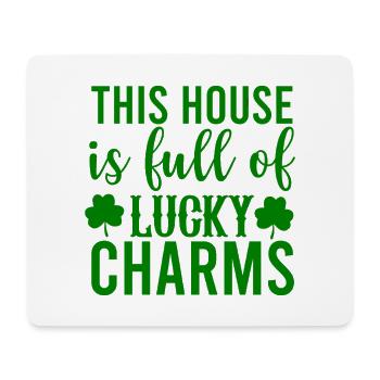 This House Is Full Of Lucky Charms - Mousepad (Querformat) - Weiß - Vorne