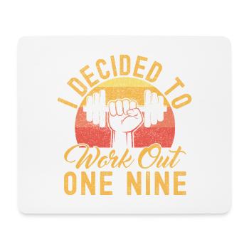 Fitness Fanatics Decided To Workout Calisthenics - Mouse Pad (horizontal) - white - Front