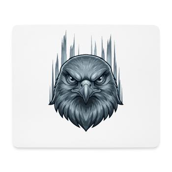Eisiger Sturmadler Kopf - Mousepad (Querformat) - Weiß - Vorne