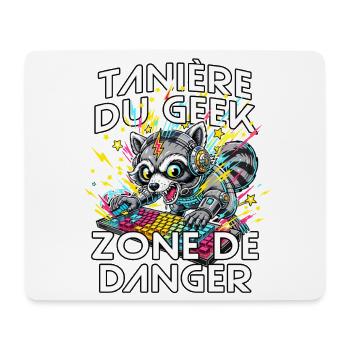 Geek humour gamer homme ado jeux vidéo console - Tapis de souris (format paysage) - blanc - Devant