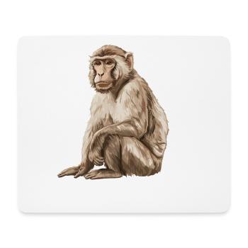 Macaque Macaque - Mouse Pad (horizontal) - white - Front