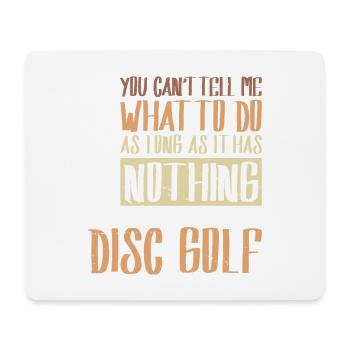 Disc Golf Geschenke Discgolf - Mousepad (Querformat) - Weiß - Vorne