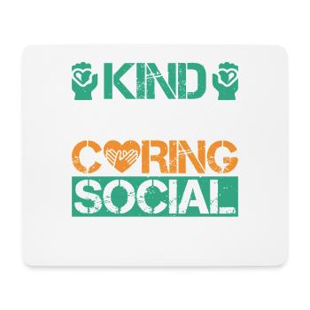 Social Worker Quota Kind Loving Caring Social Work - Mouse Pad (horizontal) - white - Front