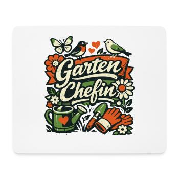 Garten Chefin Gärtnerin Geschenk - Mousepad (Querformat) - Weiß - Vorne
