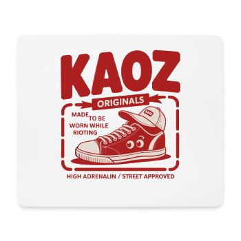KAOZ Originals Émeutant les baskets streetwear - Tapis de souris (format paysage) - blanc - Devant