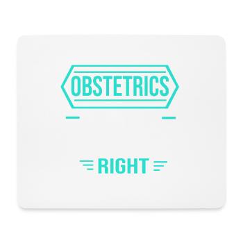 Pregnancy Hospital Nurse - Mouse Pad (horizontal) - white - Front