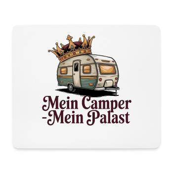  Mein Camper Mein Palast Camping Wohnwagen Krone - Mousepad (Querformat) - Weiß - Vorne