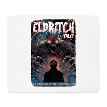 Eldritch Tales Tentakel Schatten-Tee - Mousepad (Querformat) - Weiß - Vorne