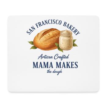 Sauerteigbrot Backer Bäckerin Mama macht den Teig - Mousepad (Querformat) - Weiß - Vorne