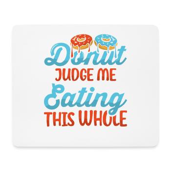 Donut fast food - Mouse Pad (horizontal) - white - Front