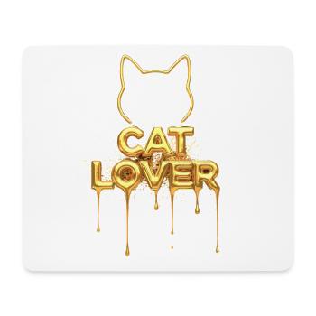 Édition Or des Amateurs de Chats - Tapis de souris (format paysage) - blanc - Devant