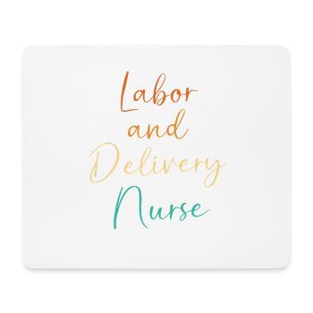 Midwife Obgyn Obstetrics - Mouse Pad (horizontal) - white - Front