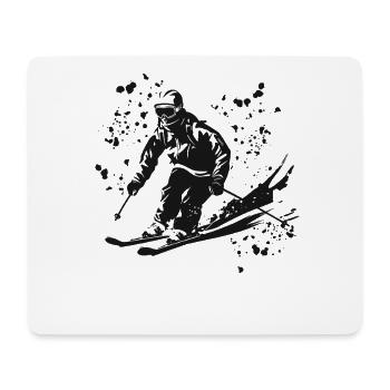Alpine skiing Winter sports Nordic skiing - Mouse Pad (horizontal) - white - Front