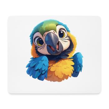 Aras Ara - Mousepad (Querformat) - Weiß - Vorne