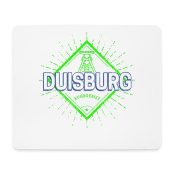 Duisburg Stadt Deutschland Retro Zeche Souvenir - Mousepad (Querformat) - Weiß - Vorne