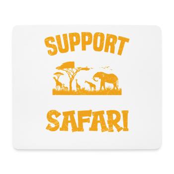 Safari-Guide Reisekostüm Afrikanisch - Mousepad (Querformat) - Weiß - Vorne