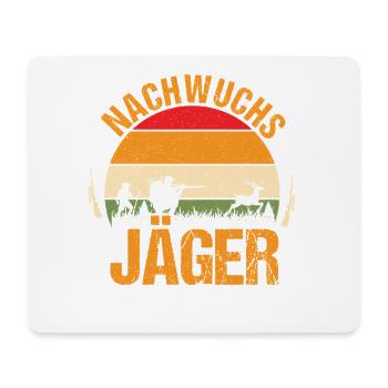Jagd Ausbildung Jagen Waidmann Jäger - Mousepad (Querformat) - Weiß - Vorne