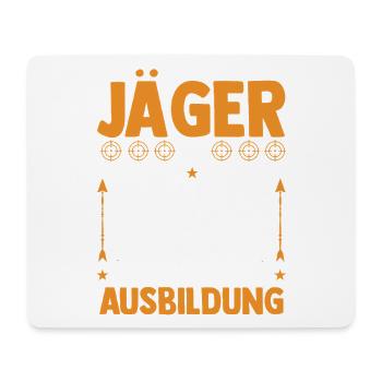 Jagd Ausbildung Jagen Waidmann Jäger - Mousepad (Querformat) - Weiß - Vorne