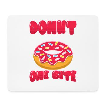 Restauration rapide en donuts - Tapis de souris (format paysage) - blanc - Devant