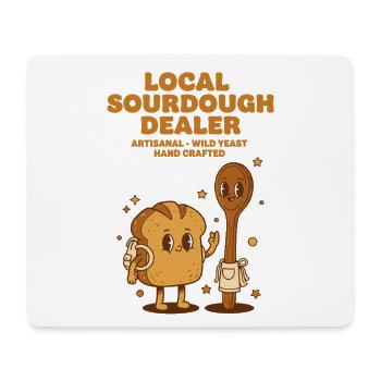 Sauerteig-Händler-Brotbacker - Mousepad (Querformat) - Weiß - Vorne
