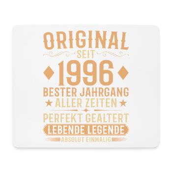 Original Jahrgang 1996 Baujahr Geburtstag - Mousepad (Querformat) - Weiß - Vorne