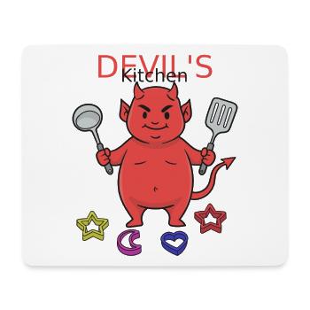 Devil's Kitchen Cooking Devil No.2 - Mouse Pad (horizontal) - white - Front