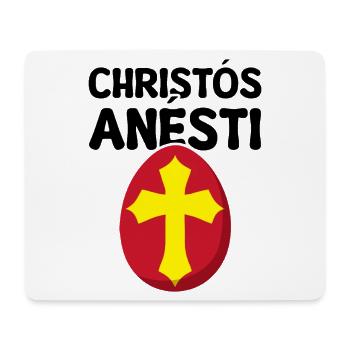 Greek Easter Christos Anesti Orthodox Easter - Mouse Pad (horizontal) - white - Front