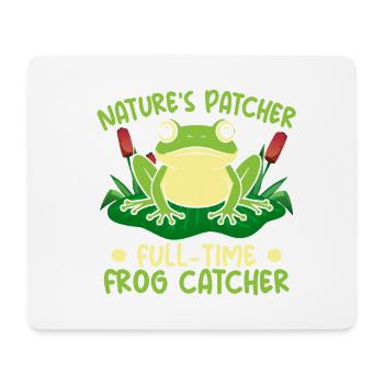 Frog Catcher Nature´s Patcher Full-Time Catcher - Mousepad (Querformat) - Weiß - Vorne