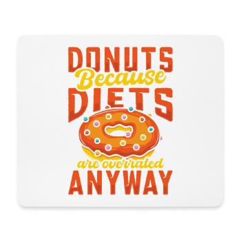 Restauration rapide en donuts - Tapis de souris (format paysage) - blanc - Devant