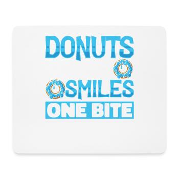 Restauration rapide en donuts - Tapis de souris (format paysage) - blanc - Devant
