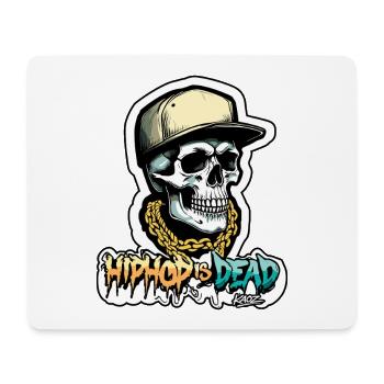 Hip-Hop Is Dead Skull - Mouse Pad (horizontal) - white - Front