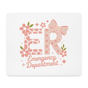 Emergency Room Sayings Gift for Caregivers - Mouse Pad (horizontal) - white - Front